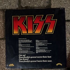 Kiss Logo Record Cover Only                   Shout It Out Loud Album Cover only